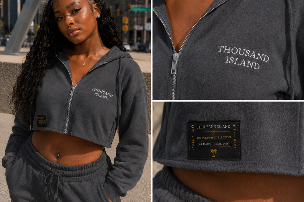 Palm Jogger Set Charcoal