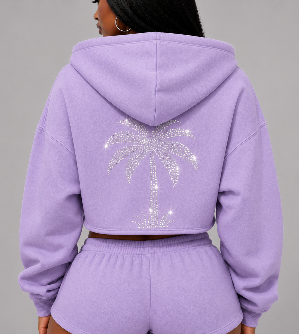Palm Jogger Set Lavender